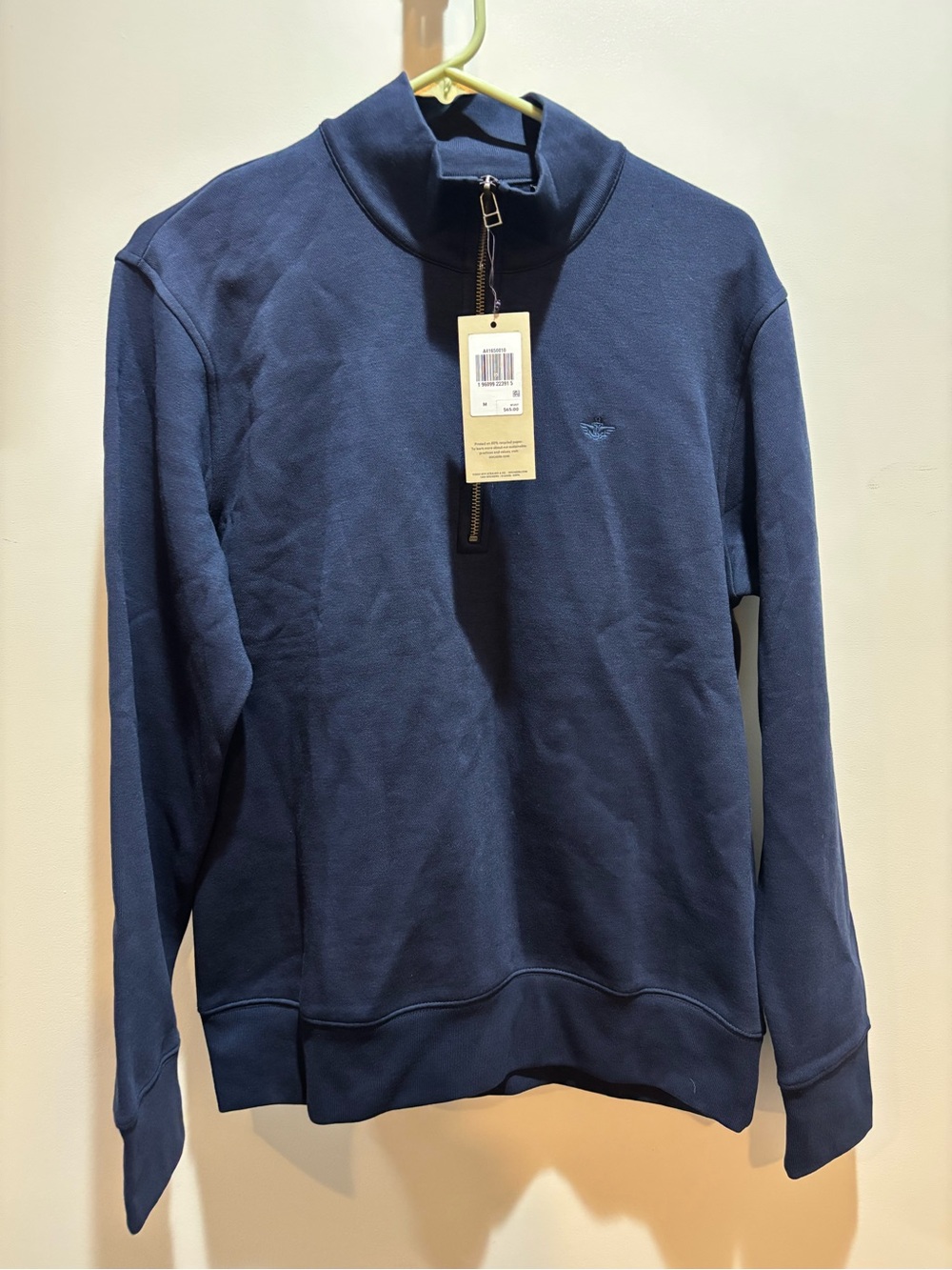 Navy Half-Zip Sweatshirt - Dockers NWT